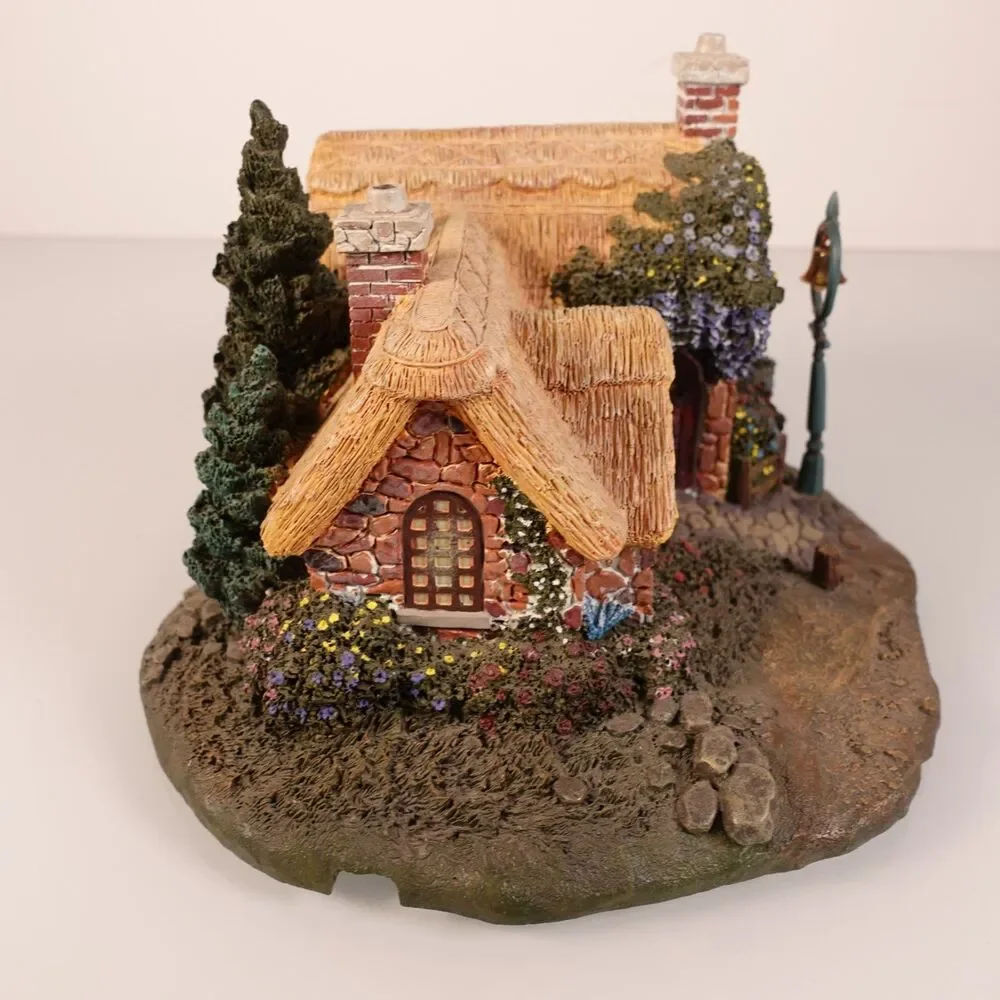 Hawthorne Village Seaside Thomas Kinkade Seaside Boathouse Lighted COA 79735